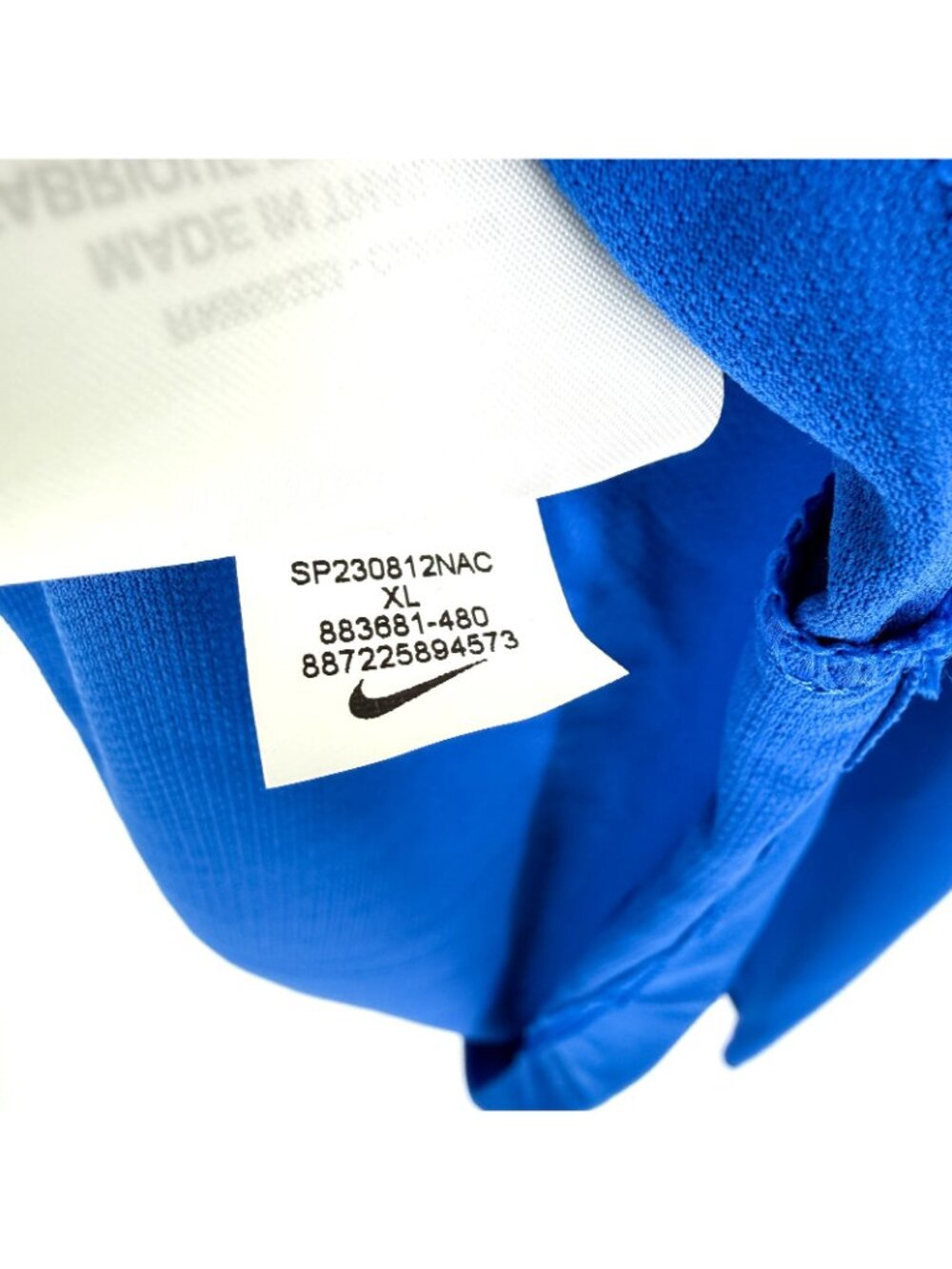 Nike LA Rams‎ X 2024 VIP Tailgate with Kali Hart Blue Golf Polo Mens XL (NWT) - Picture 7 of 8